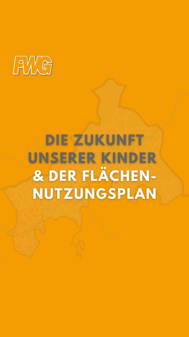 REEL IX –  Die Zukunft unserer Kinder & der Flächennutzungsplan